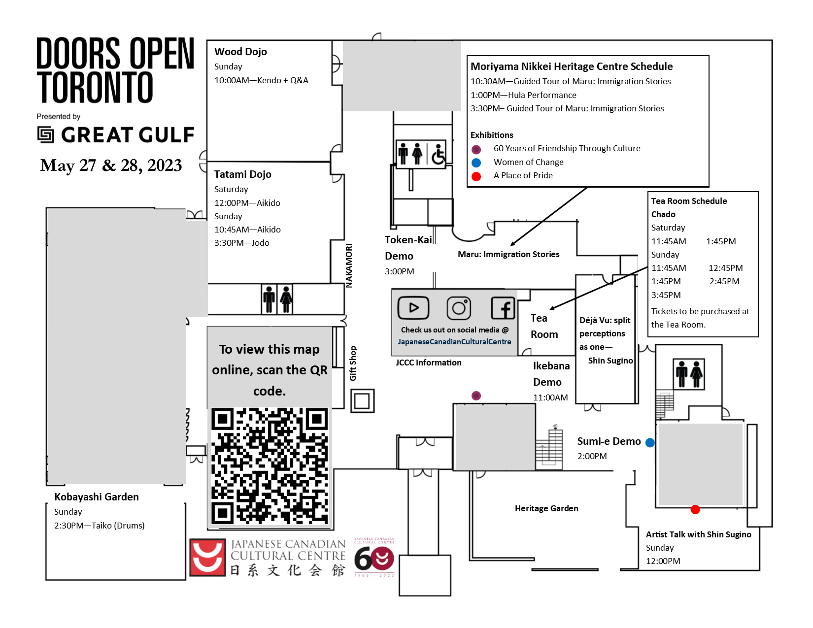 Doors Open Toronto Map