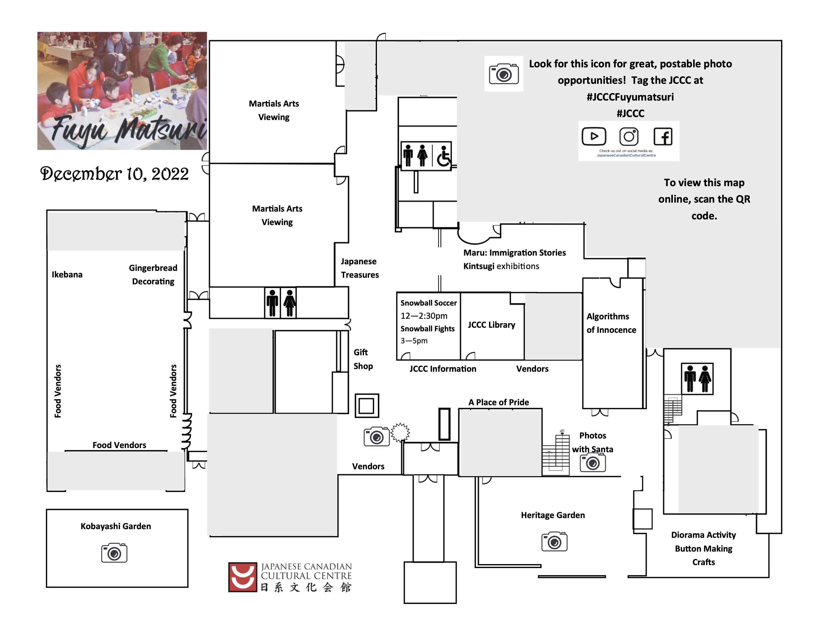 Fuyu Matsuri 2022 Map